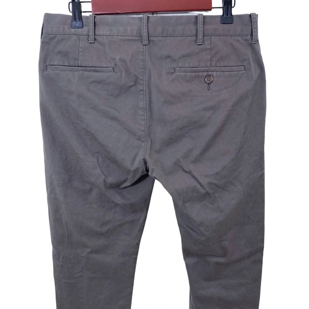 J.Crew Mercantile Flex Khaki Chino Pants Men's Slim 31 x 30 Flat Front Gray
